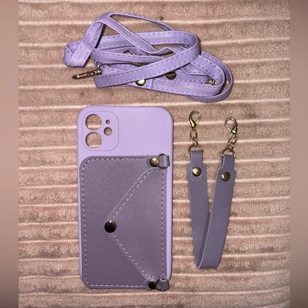 SHEIN iPhone 11 Phone Case with Straps